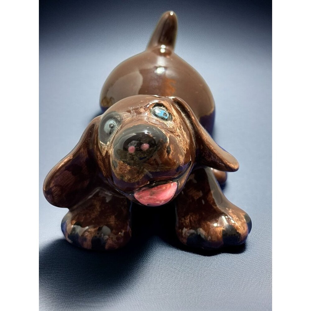 Vintage Basset Hound Porcelain Dog Figurine - Picture 6 of 7